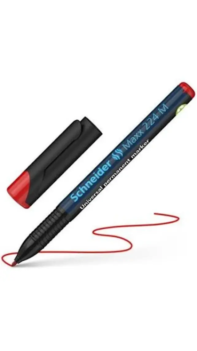 Schneider Maxx 224 M Asetat Kalemi 1.0 mm Kırmızı 10'lu