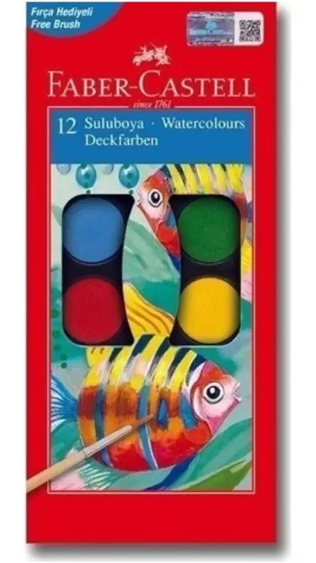 Faber-Castell 4'lü Boya Seti + Resim Defteri