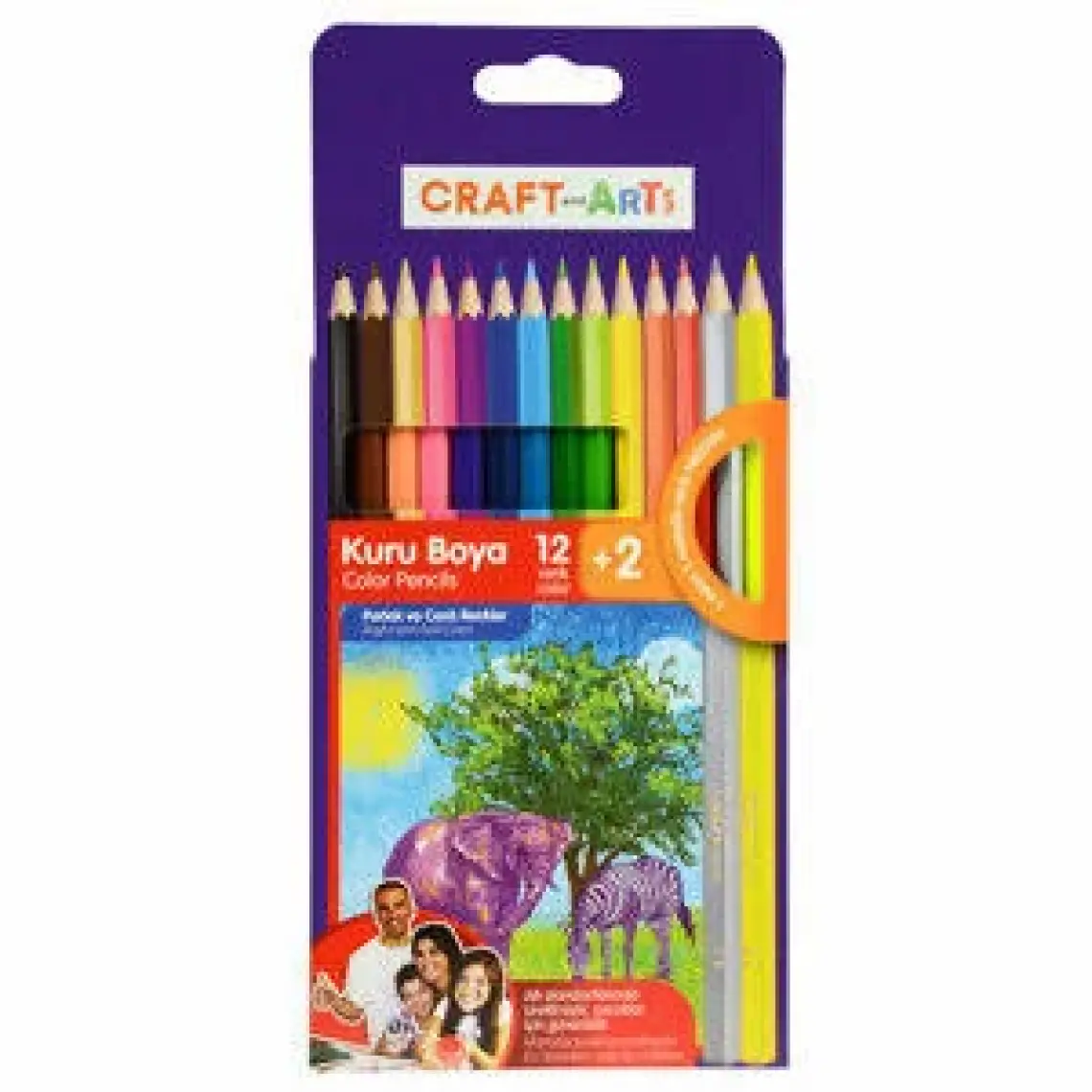 Craft&Arts Kuru Boya Jumbo 12 Li Cakb-J12