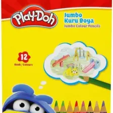 Play-Doh Kuru Boya 12 Renk Jumbo 1/1