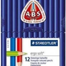Staedtler Ergo Soft Kuruboya 12 Renk + Çanta Hediyeli