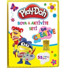 Play-Doh Kırtasiye Seti 55 Parça