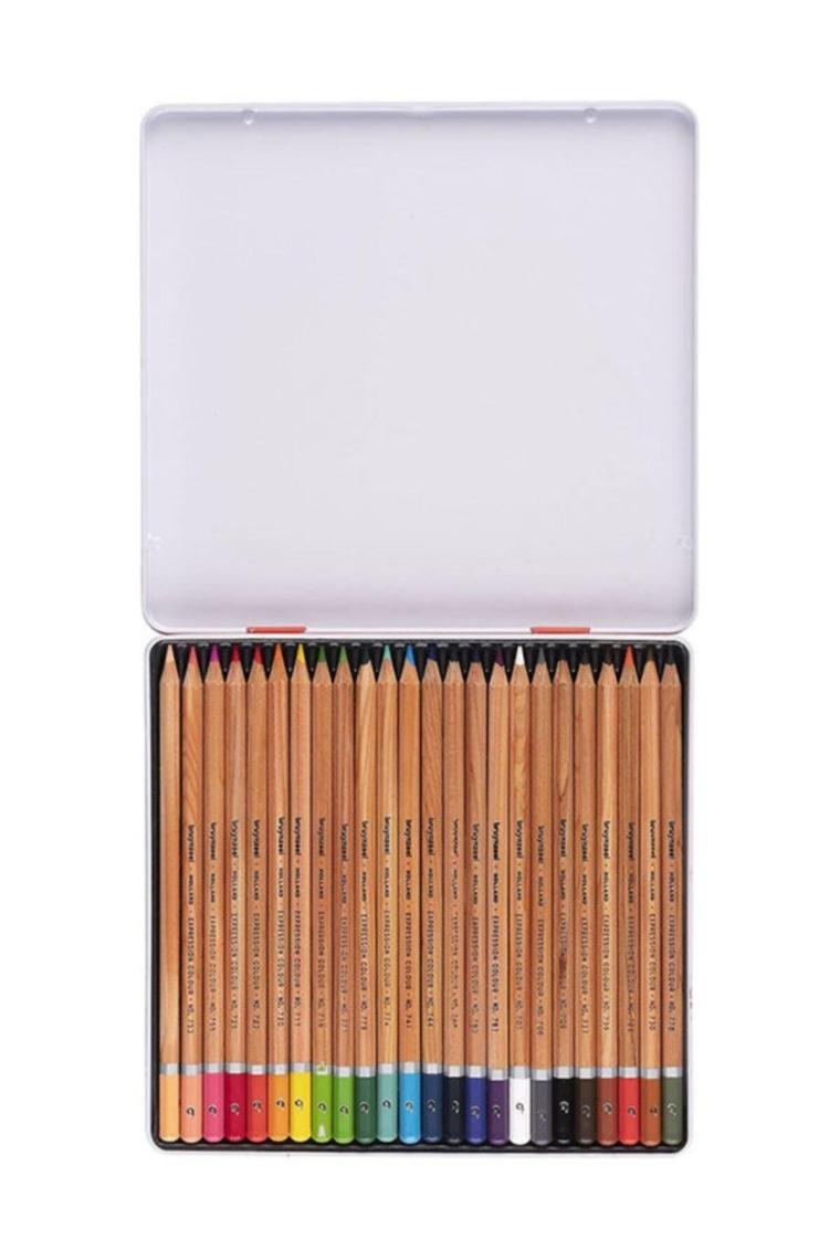 Bruynzeel Expression Series Kuru Boya Kalem Seti 24lü