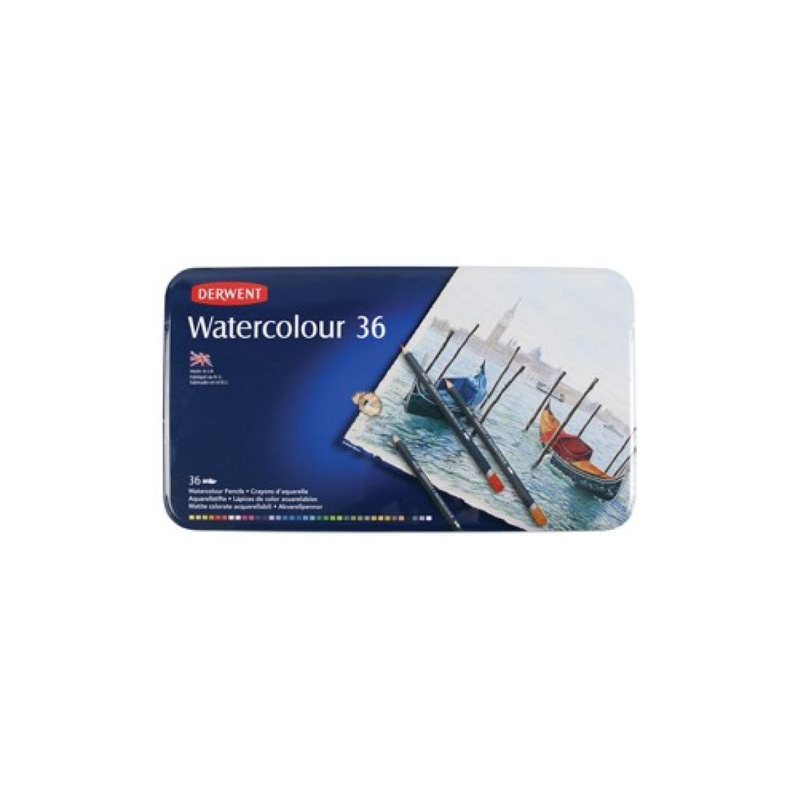Derwent Watercolour 6,9 mm Sulandırılabilir Kuru Boya 36'lı (32885)