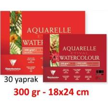 Clairefontaine Aquarelle Sulu Boya Blok 300Gr. 18X24Cm