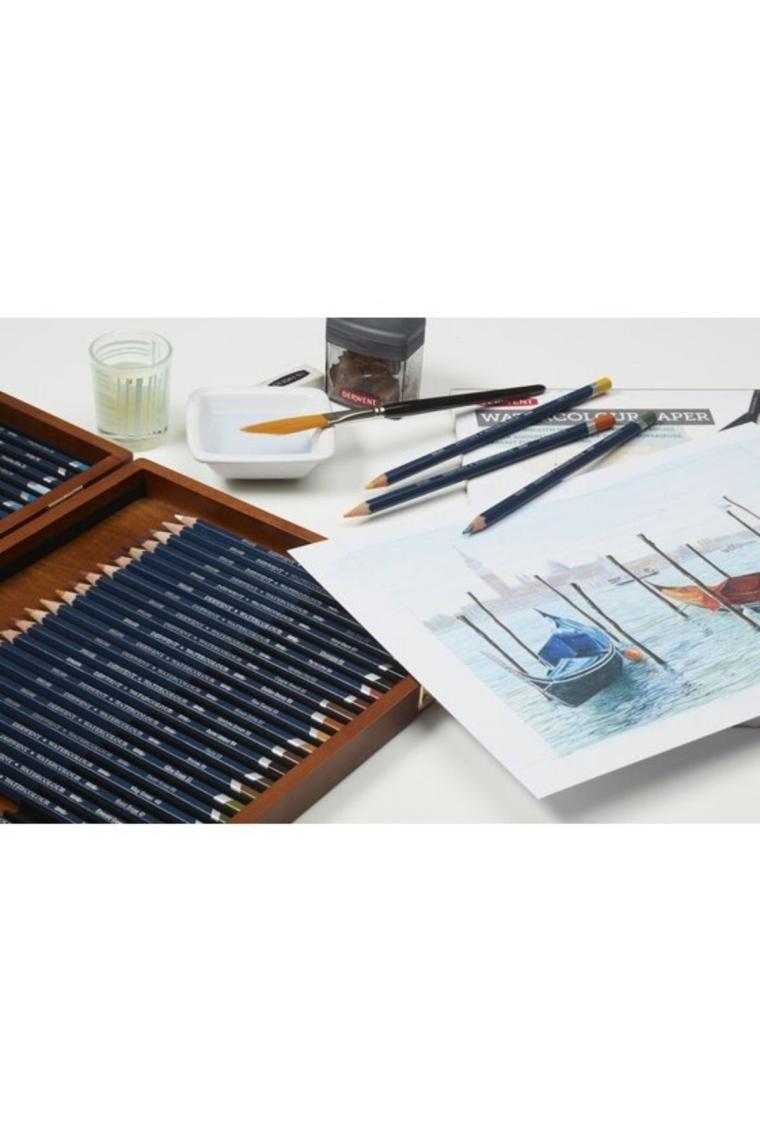 Derwent Watercolour 6,9 mm Sulandırılabilir Kuru Boya 24'lü (32883)