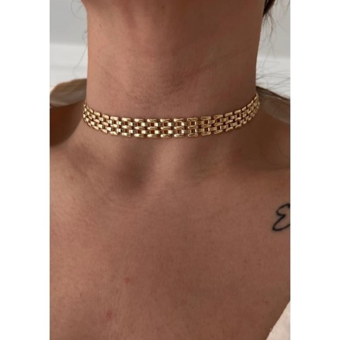 Vi Store Gold Hasır Choker