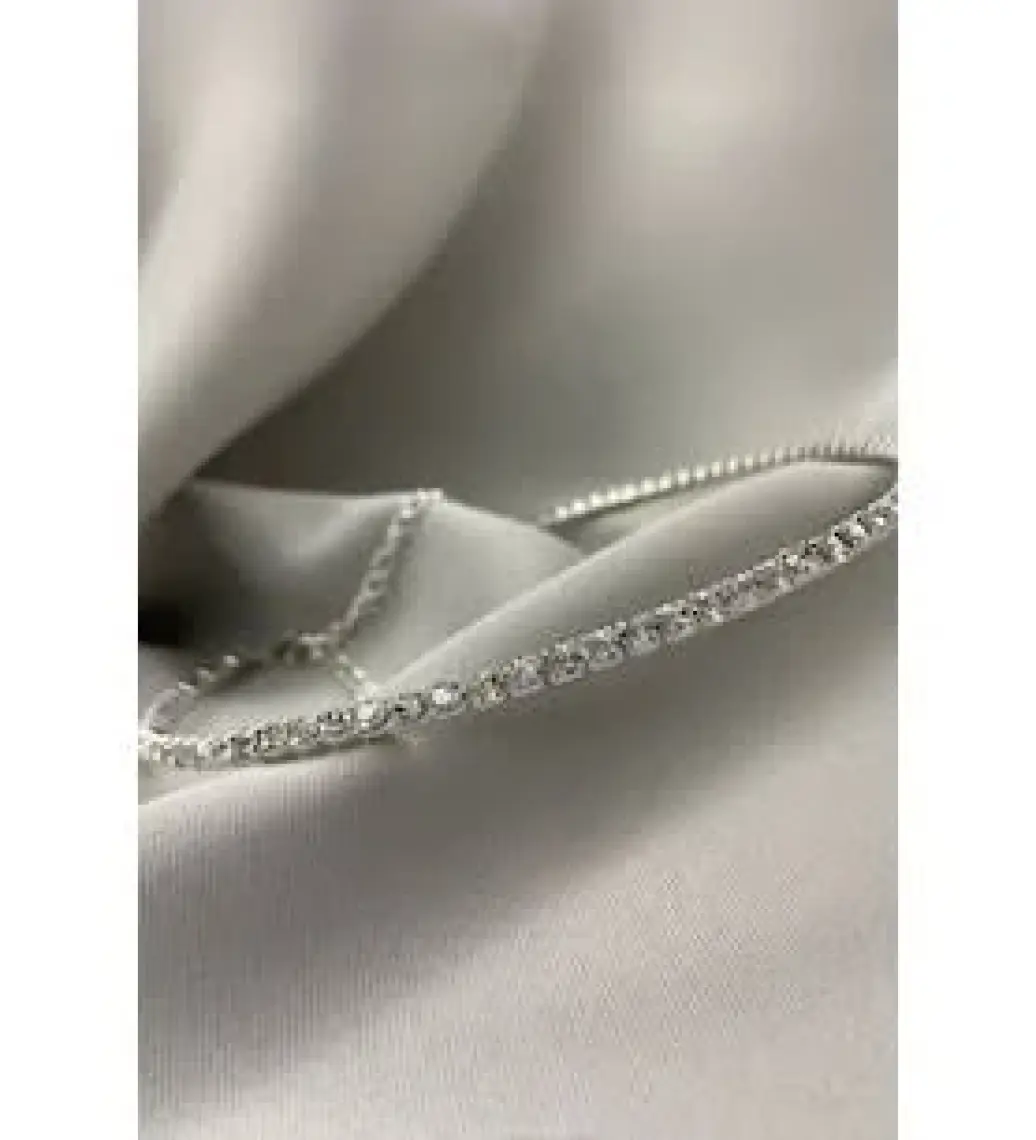 Bers Aksesuar Kadın Su Yolu Model Tasma (Choker) Kolye