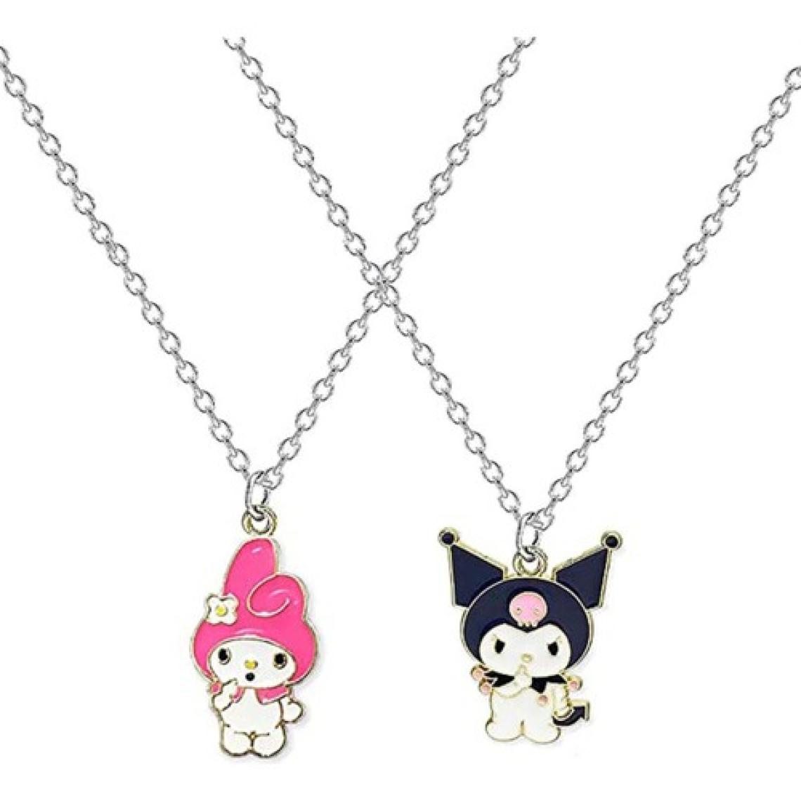 Iyi Moda Fantasy Magic Kuromi My Melody Best Friends Çiftli Kolye