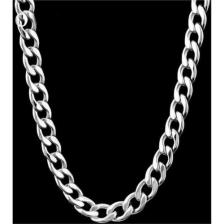 X-lady Accessories Gemici Erkek Zinciri Kolye 7 mm 56 cm Gümüş Renk