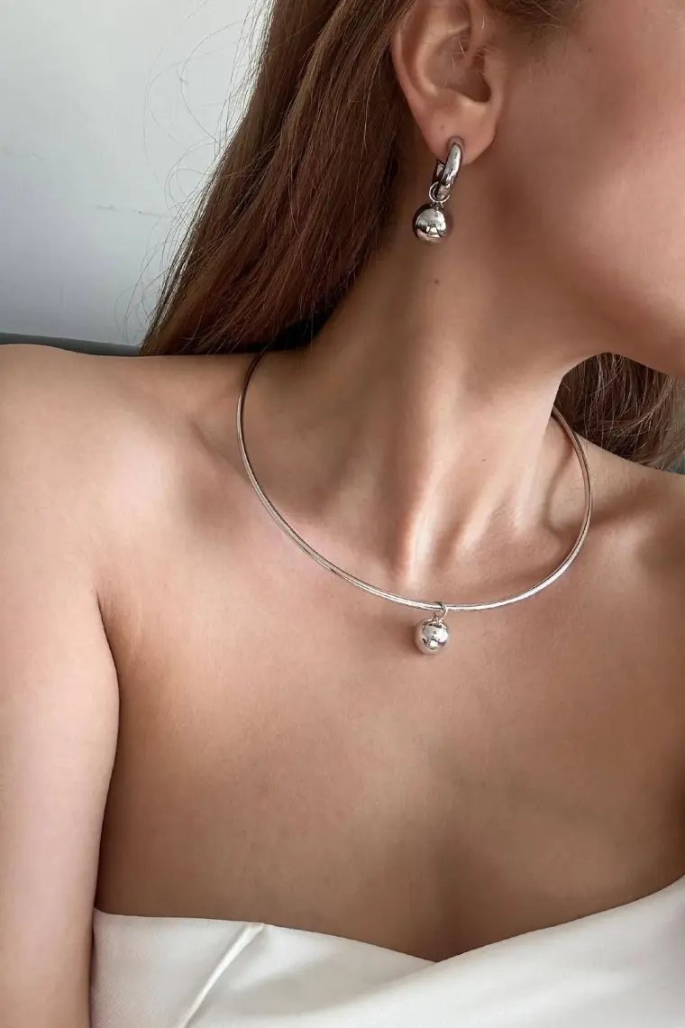 New Obsessions Devin Toplu Ring Choker Kolye