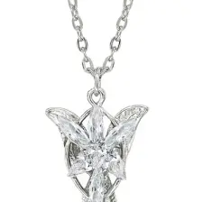 Gümüş Kaplama Akşam Yıldızı Evenstar- Arwen Kolye - M248