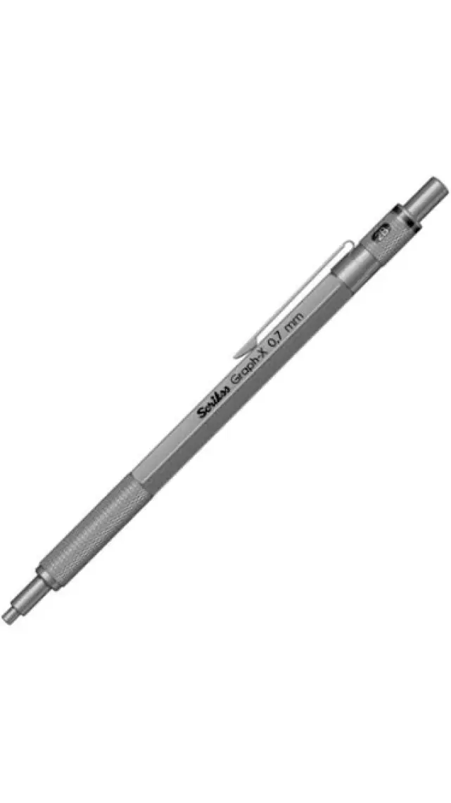 Scrikss Antrasit Graph-x 0.7 mm Kalem Silgi Uç Seti