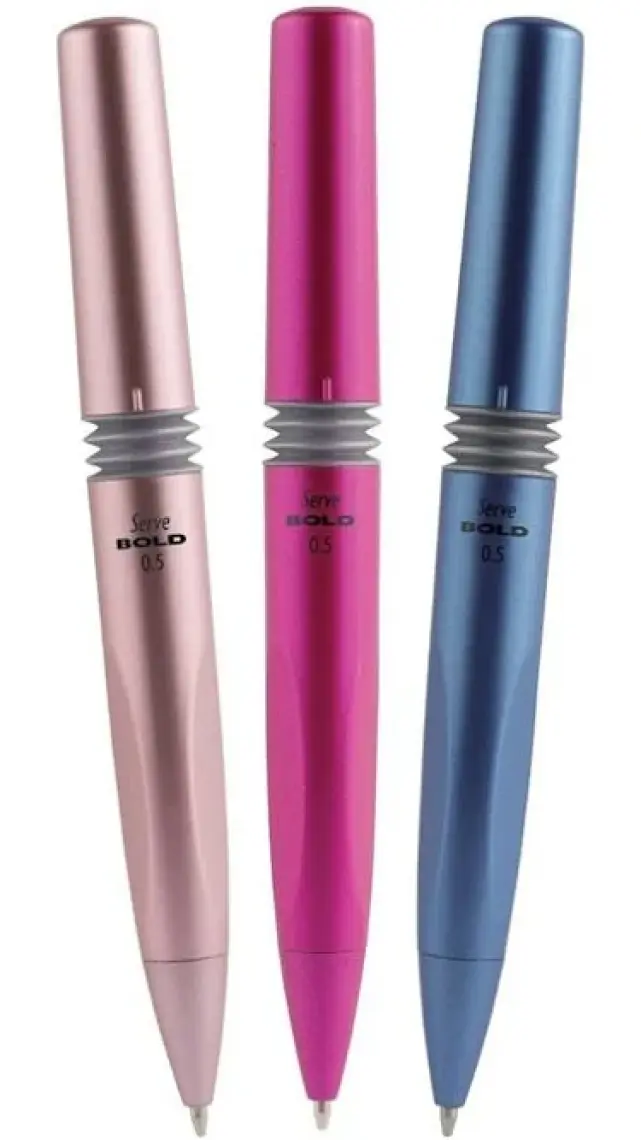 Serve Bold Versatil Kalem 0.5 mm Metalik Mavi