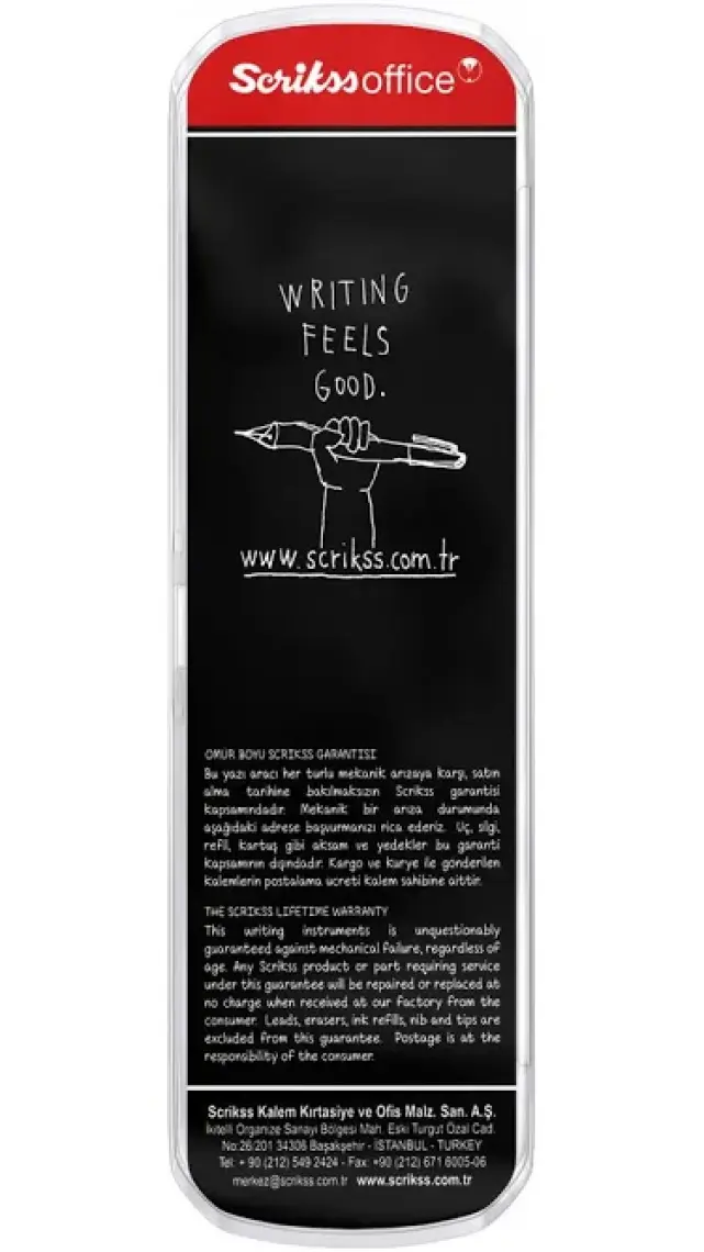 Scrikss Antrasit Graph-x 0.7 mm Kalem Silgi Uç Seti