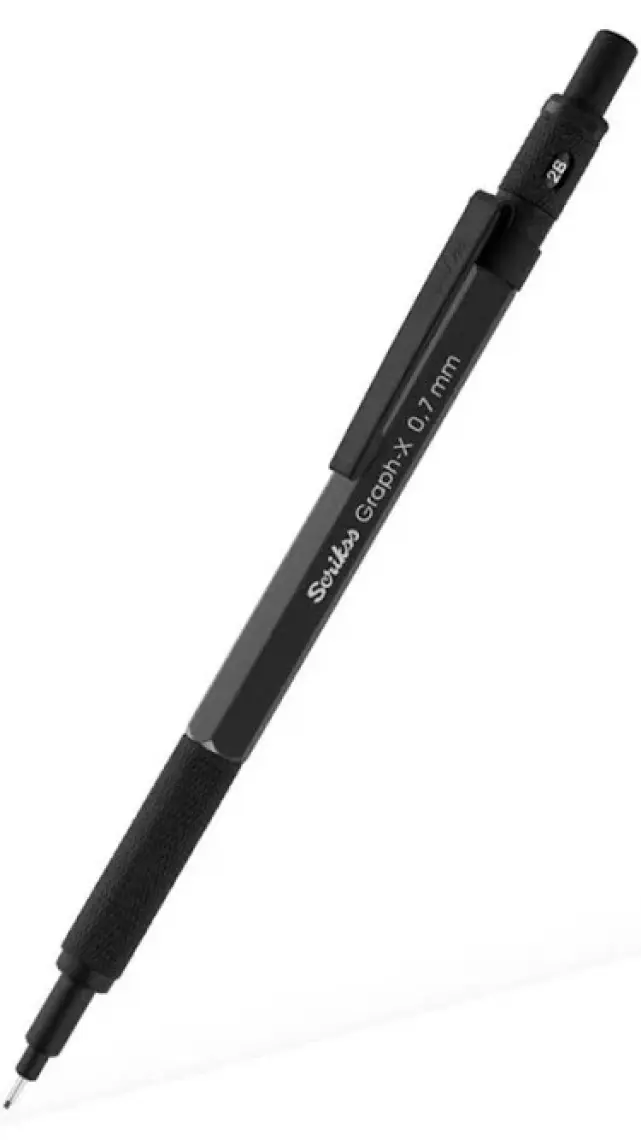 Scrikss Antrasit Graph-x 0.7 mm Kalem Silgi Uç Seti