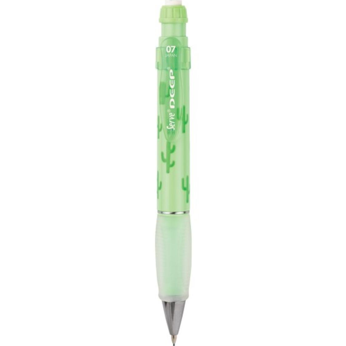 Serve Deep Doğa Teması Kaktüs Desenli Elma Yeşili 0.7 mm Versatil Kalem