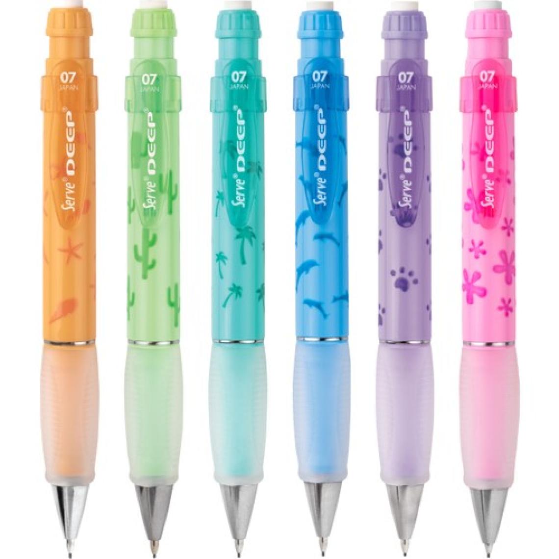 Serve Deep Doğa Teması Kaktüs Desenli Elma Yeşili 0.7 mm Versatil Kalem