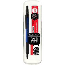 Scrikss Graph-X 0.5 mm 3'lü Mavi Versatil Kalem Seti