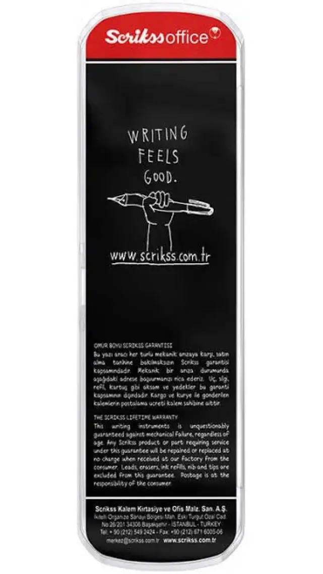 Scrikss Mat Siyah Graph-x 0.5 mm Kalem Silgi Uç Seti