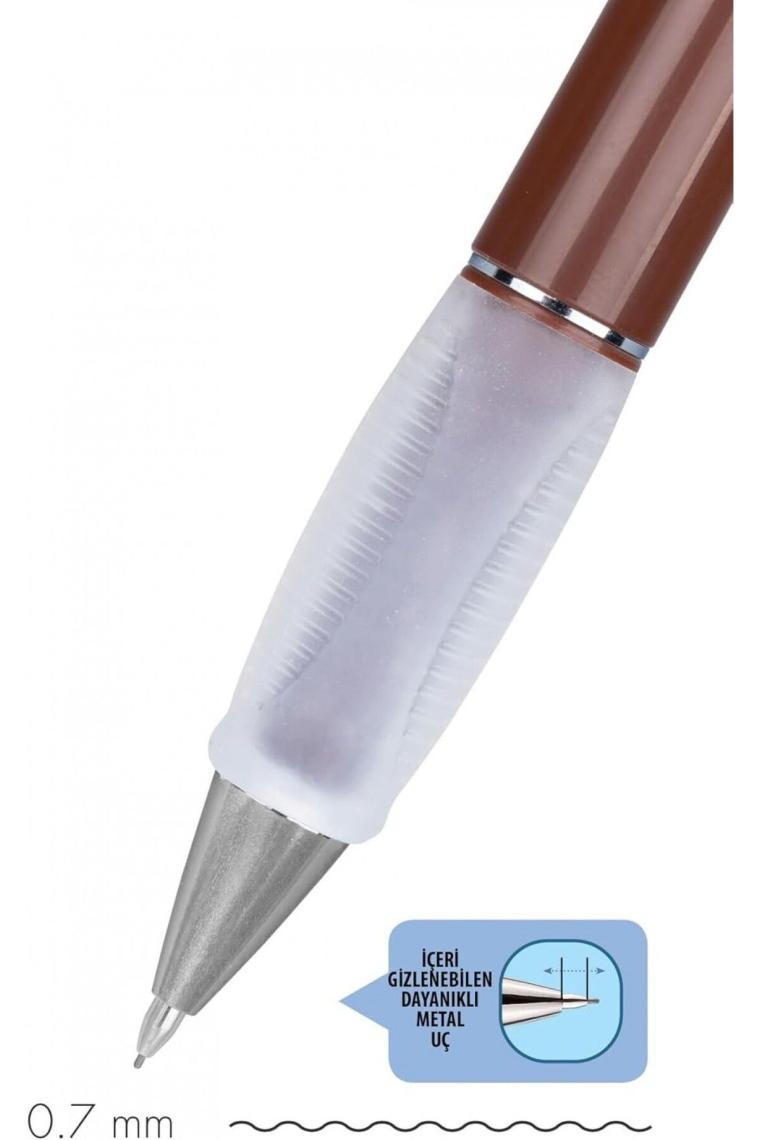 Deep Natural Colors 0.7mm Mekanik Kurşun Kalem - Toprak Kahverengi