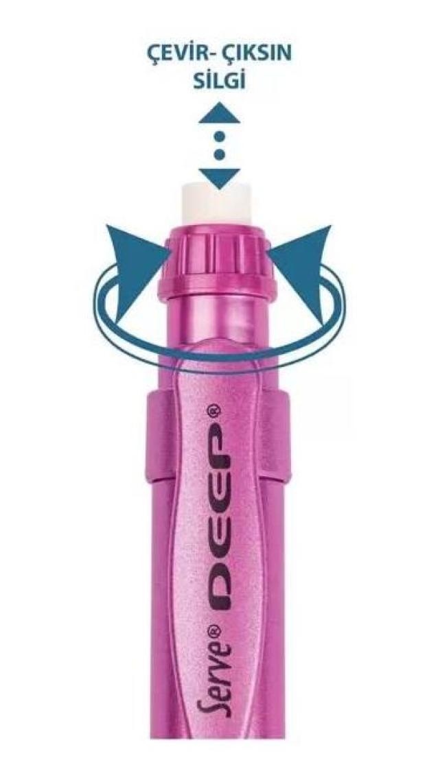 Serve Deep Versatil Metalik Rose Kalem 0.7 Mm (3038)