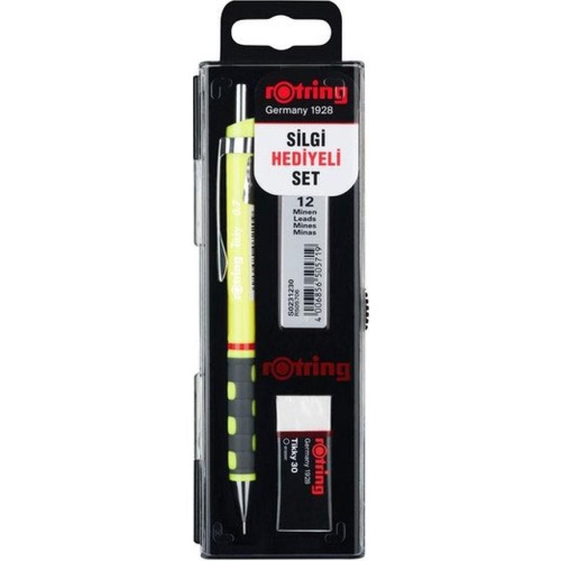 Rotring Tikky Versatil Okul Seti 0.7 Neon Sarı RO-KK07-07