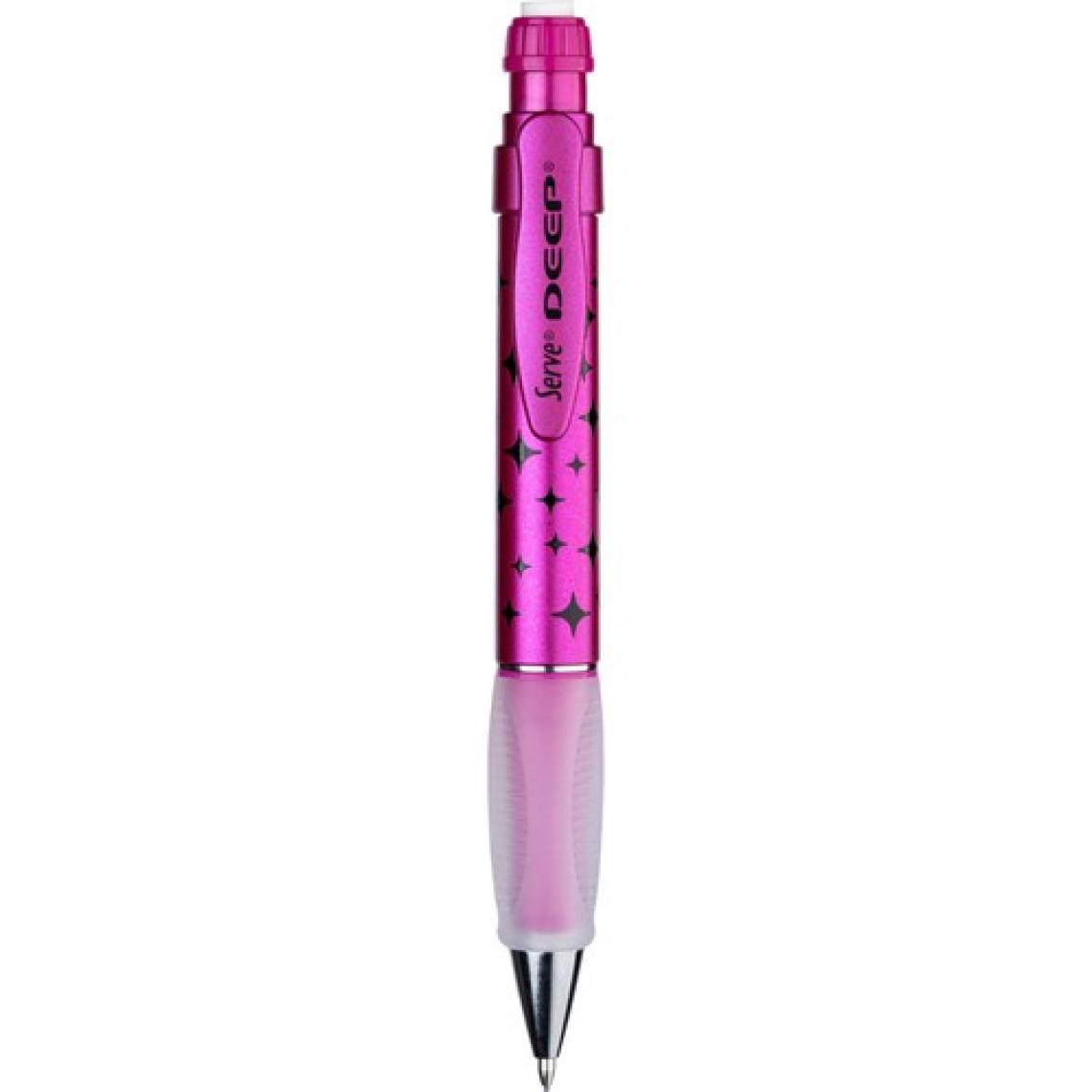 Serve Deep Versatil Kalem Uzay Temalı - Metalik Pembe