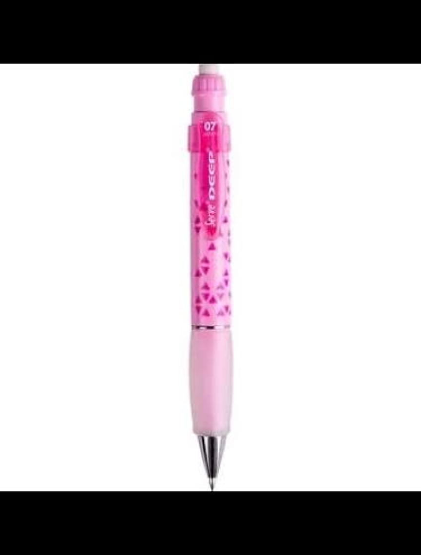 Serve Deep 0.7 mm Şeker Pembe Kauçuk Tutuşlu Mekanik Kurşun Kalem – Okul ve Ofis Kullanımına Uygun Dayanıklı Tasarım