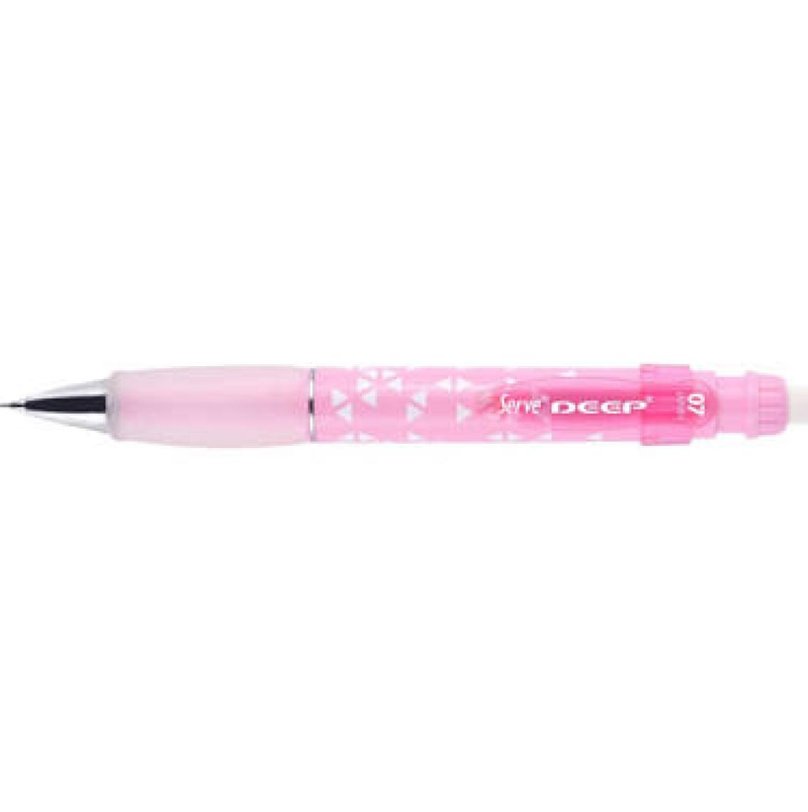 Serve Deep 0.7 mm Şeker Pembe Kauçuk Tutuşlu Mekanik Kurşun Kalem – Okul ve Ofis Kullanımına Uygun Dayanıklı Tasarım