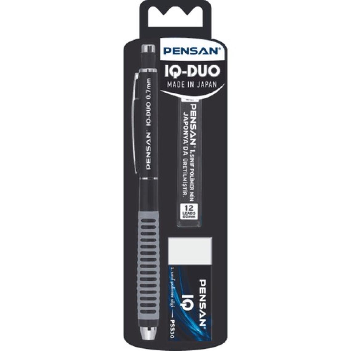 Pensan IQ Duo 0.7 mm Siyah Versatil Uçlu Kalem Seti