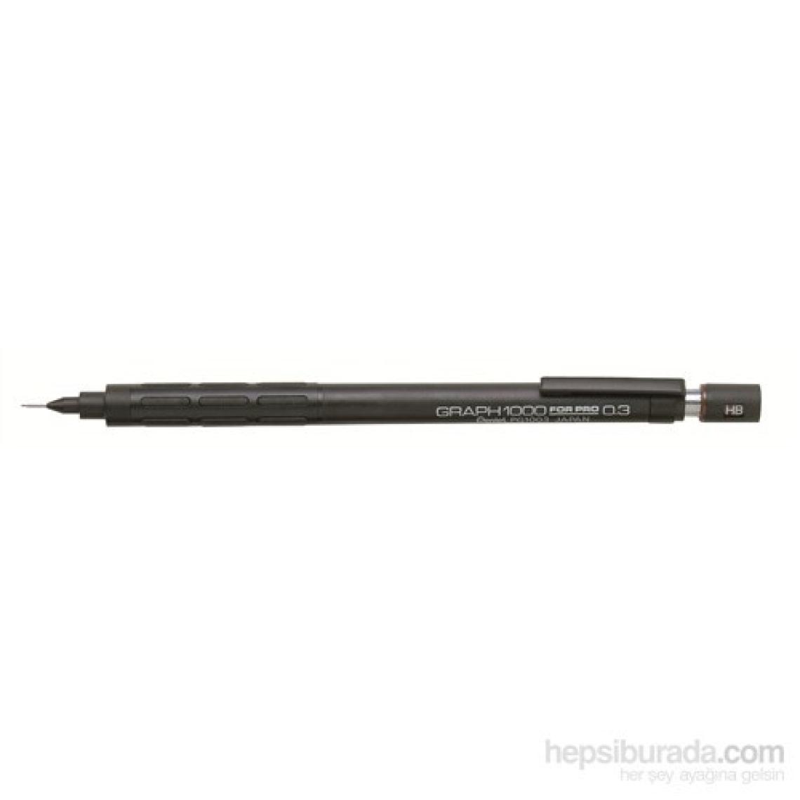 Pentel PG1003 Mat Metal Gövde 0.3 mm Graph 1000 Versatil