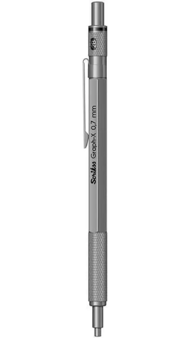 Scrikss Versatil Kalem Metal Graph-X 0.7Mm Beyaz