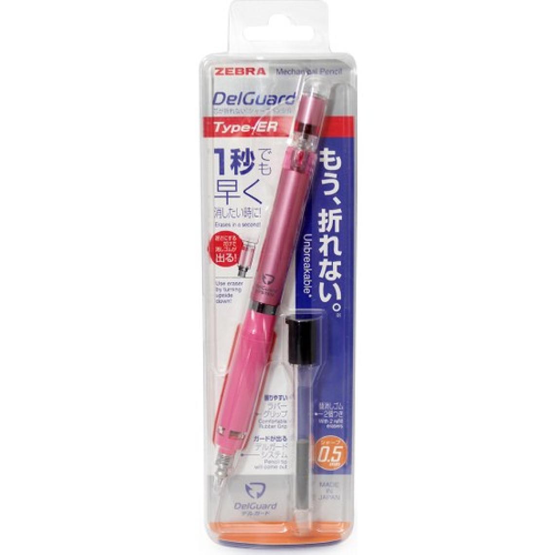Zebra Delguard Type-Er Mekanik Kalem Pembe (0.5 Mm)