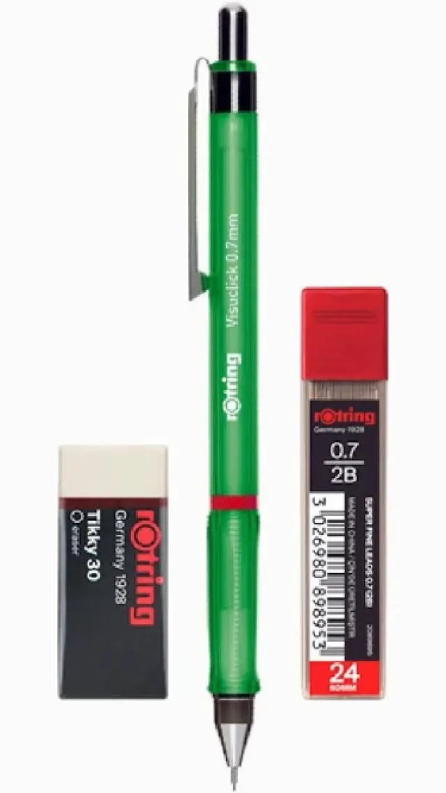 Rotring Visuclick 0.7 mm Turuncu Versatil Okul Seti