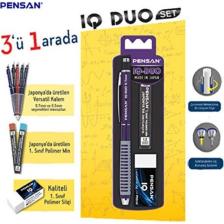 Pensan Versatil 0.5 Iq Duo Silgi+Min Set Renk 4008 - Mor