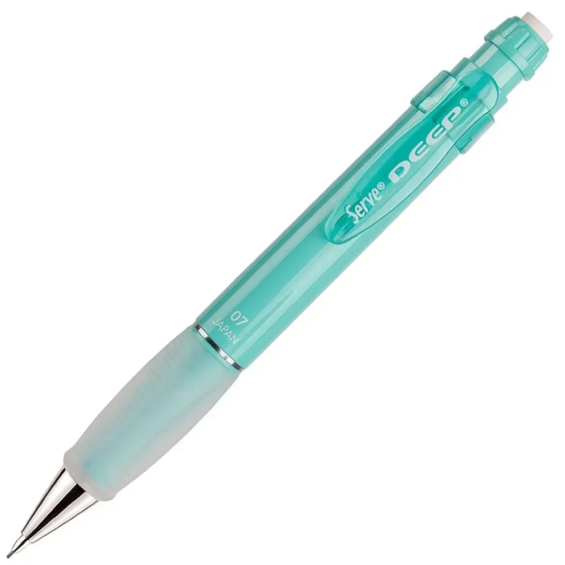 Serve Deep Pastel 0.7 mm Nane Yeşili Mekanik Kurşun Kalem – Yumuşak Tutuş, Dayanıklı Mekanizma, Okul ve Ofis Kullanımı