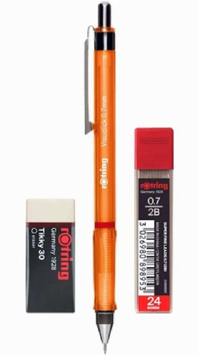 Rotring Visuclick 0.7 mm Turuncu Versatil Okul Seti