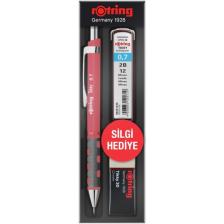 Rotring Tikky Okul Seti Uç+ Silgi Hediyeli Versatil Seti 0.7 Gül Kurusu