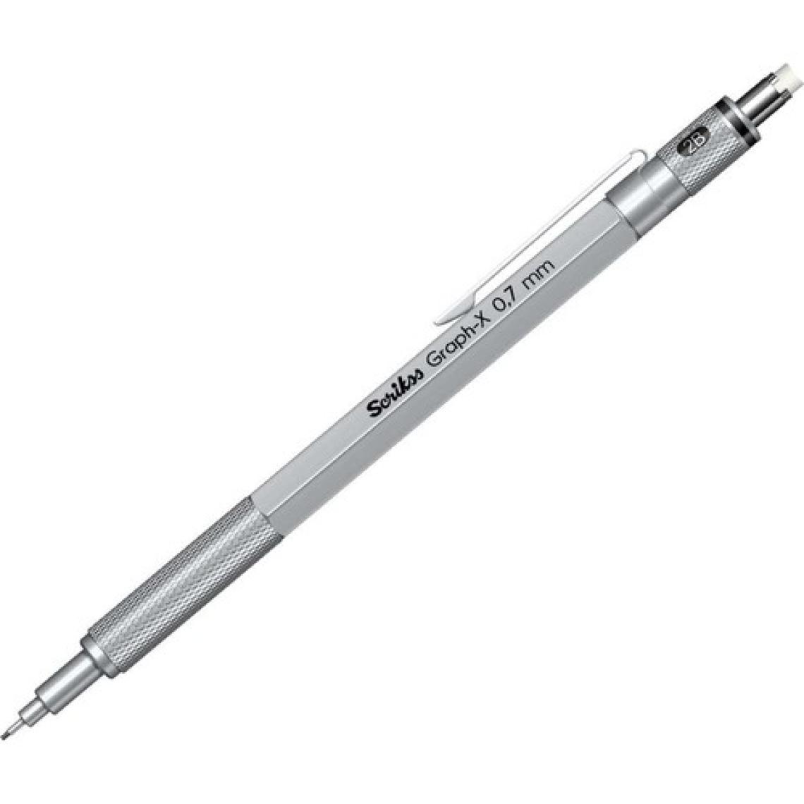 Scrikss Graph-X 0.7 mm Saten Gri Versatil Kalem