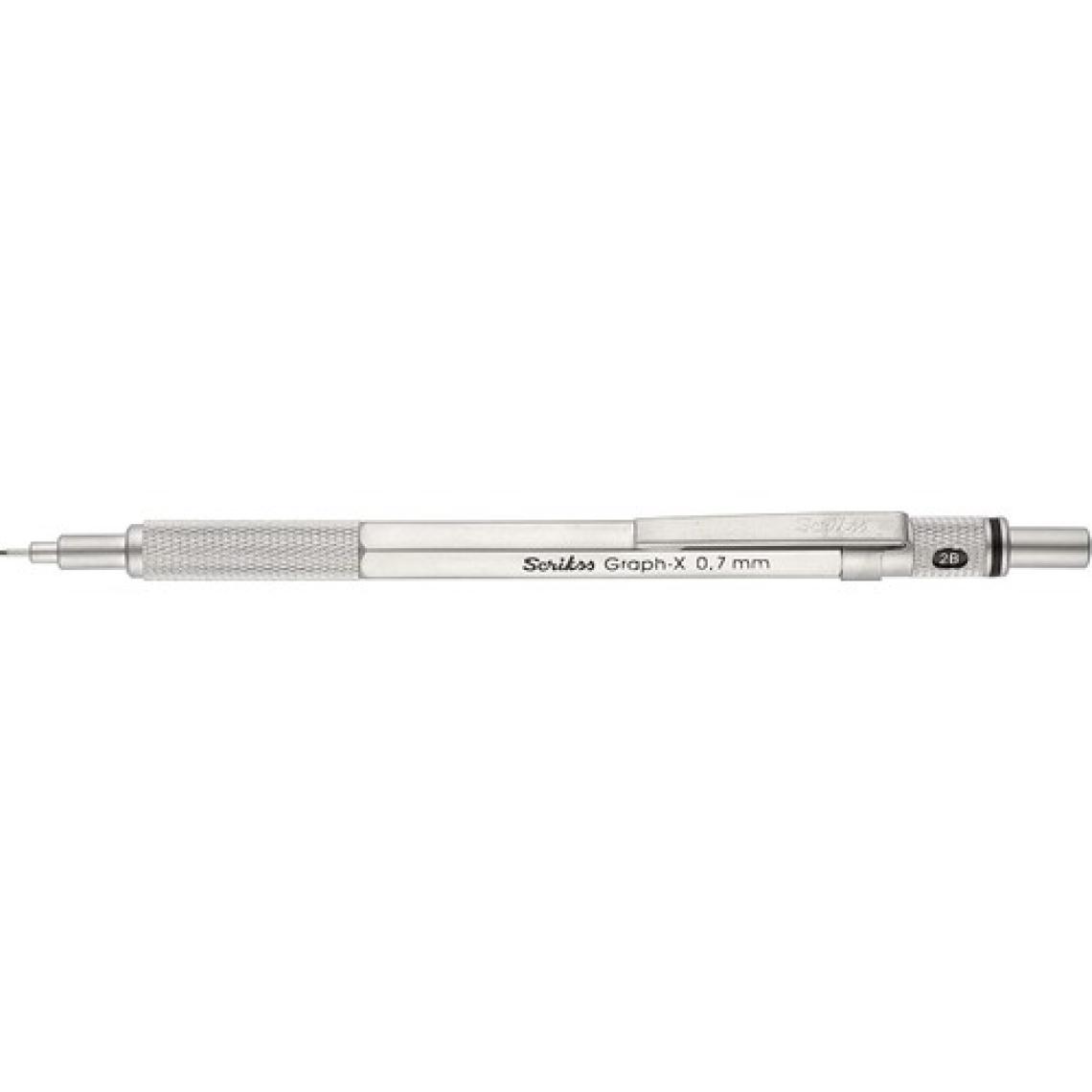 Scrikss Graph-X 0.7 mm Saten Gri Versatil Kalem