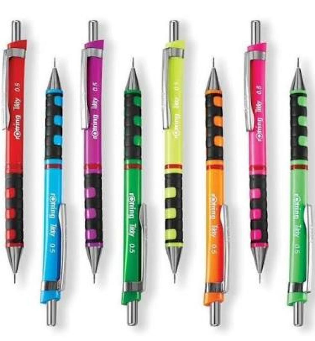Rotring Tikky Okul Seti 0.7 mm Koyu Yeşil Versatil Kalem + Silgi + Uç
