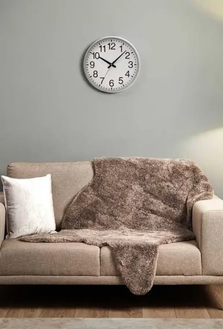 Klik Simplex Gri Minimalist Duvar Saati