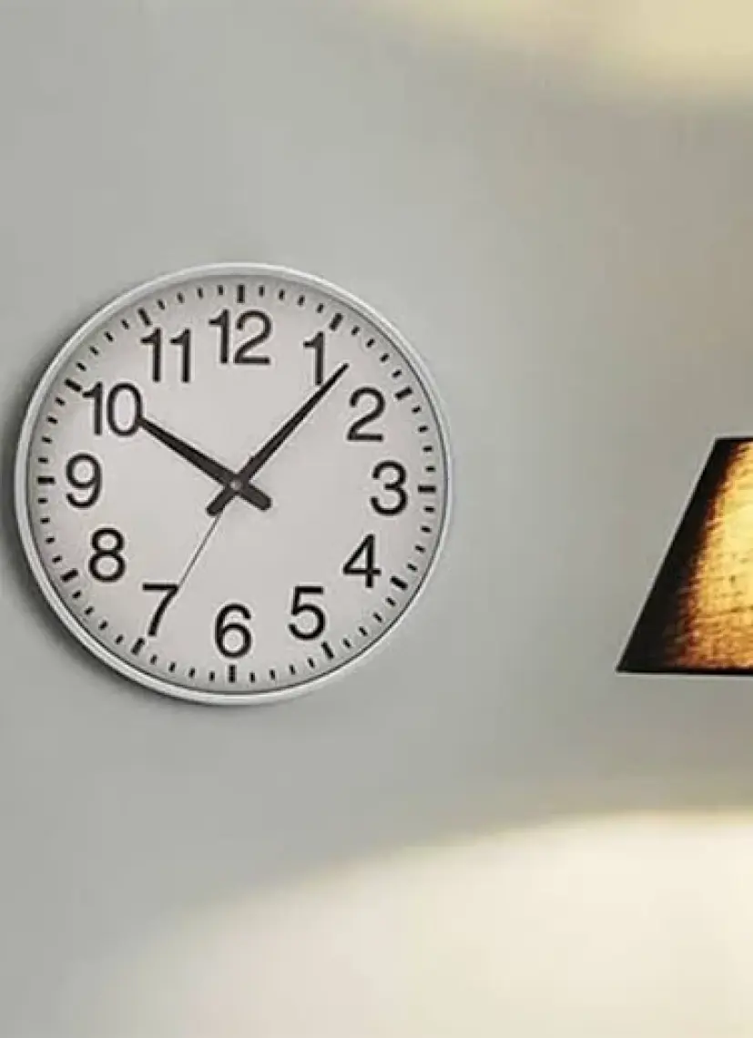Klik Simplex Gri Minimalist Duvar Saati