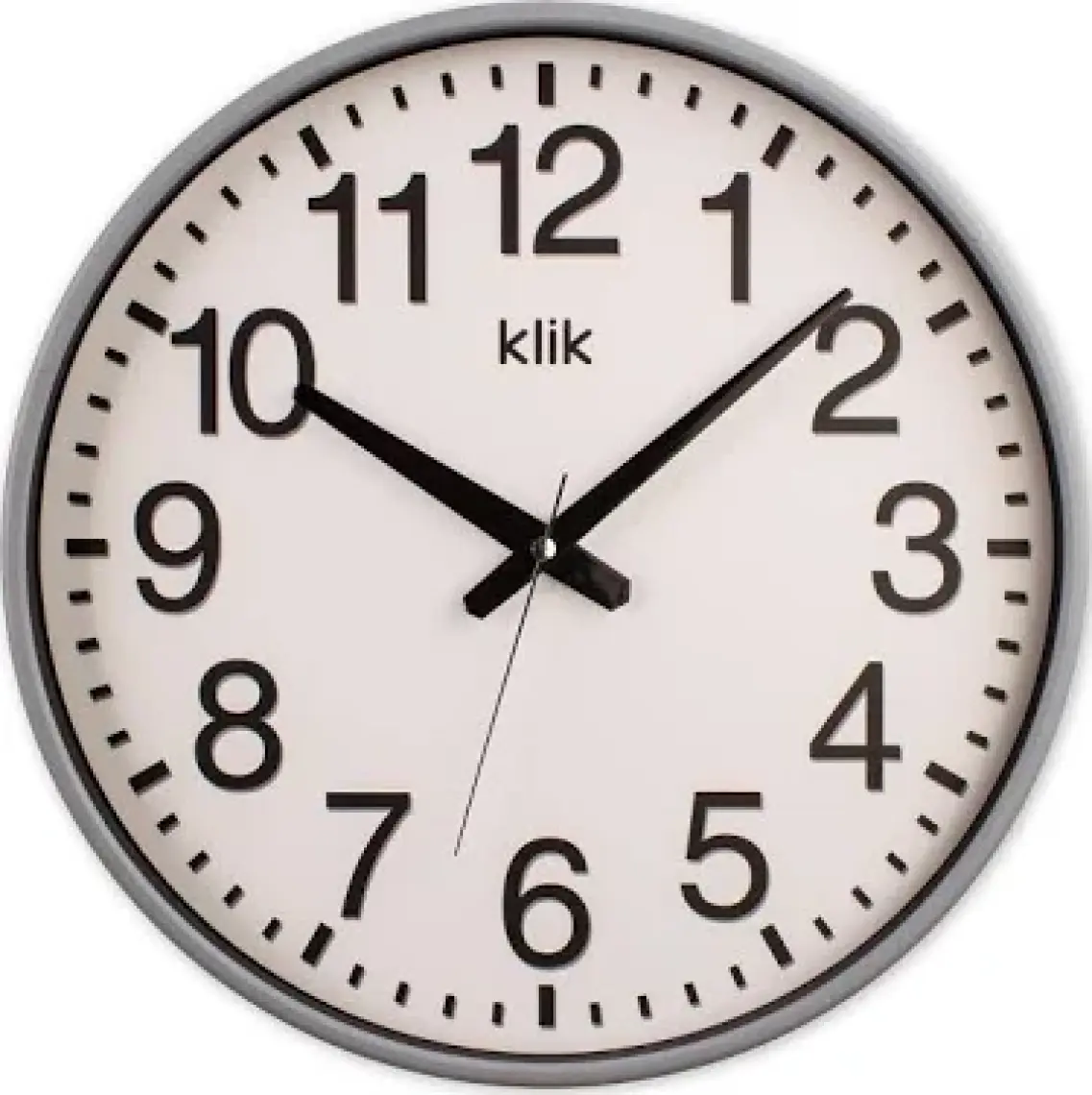 Klik Simplex Gri Minimalist Duvar Saati