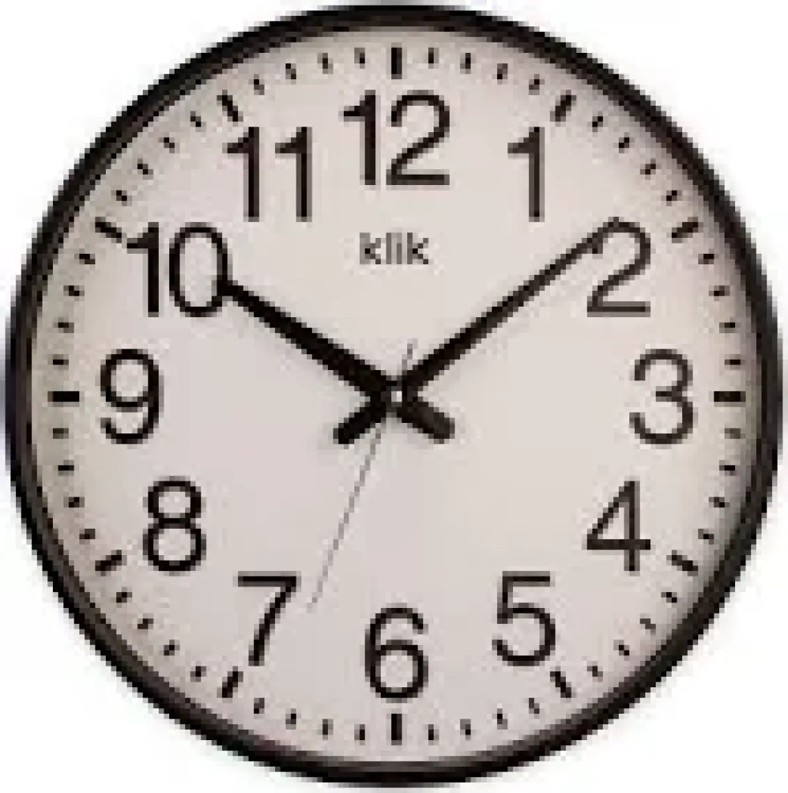 Klik Simplex Siyah Minimalist Duvar Saati