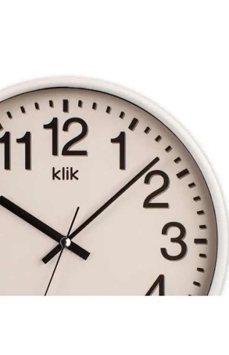 Klik Venüs Beyaz Duvar Saati