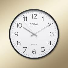 Regal 0250 BW İnce Siyah Çerçeve Beyaz Kadran Duvar Saati