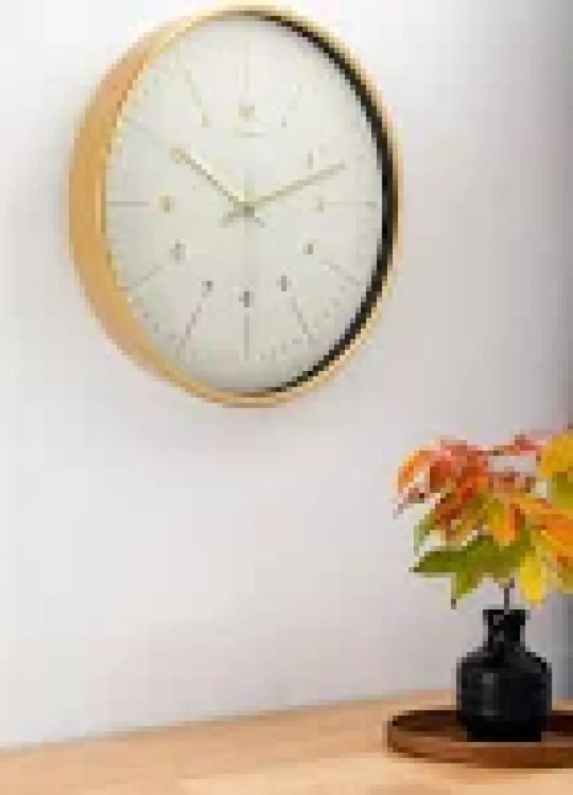 Store 30  cm  Gerçek Cam Sessiz Mekanizma Duvar Saati