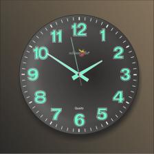 M3 Decorium Siyah Zeminli Bombe Camlı Gece Parlayan Fosforlu 35CM Duvar Sa...